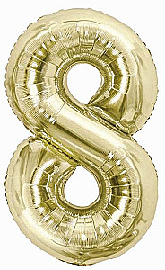 Großer folienballon - Zahl 8