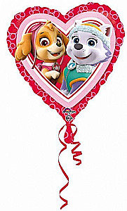 Folienballon - Paw Patrol Love – Mädchen, 46 cm