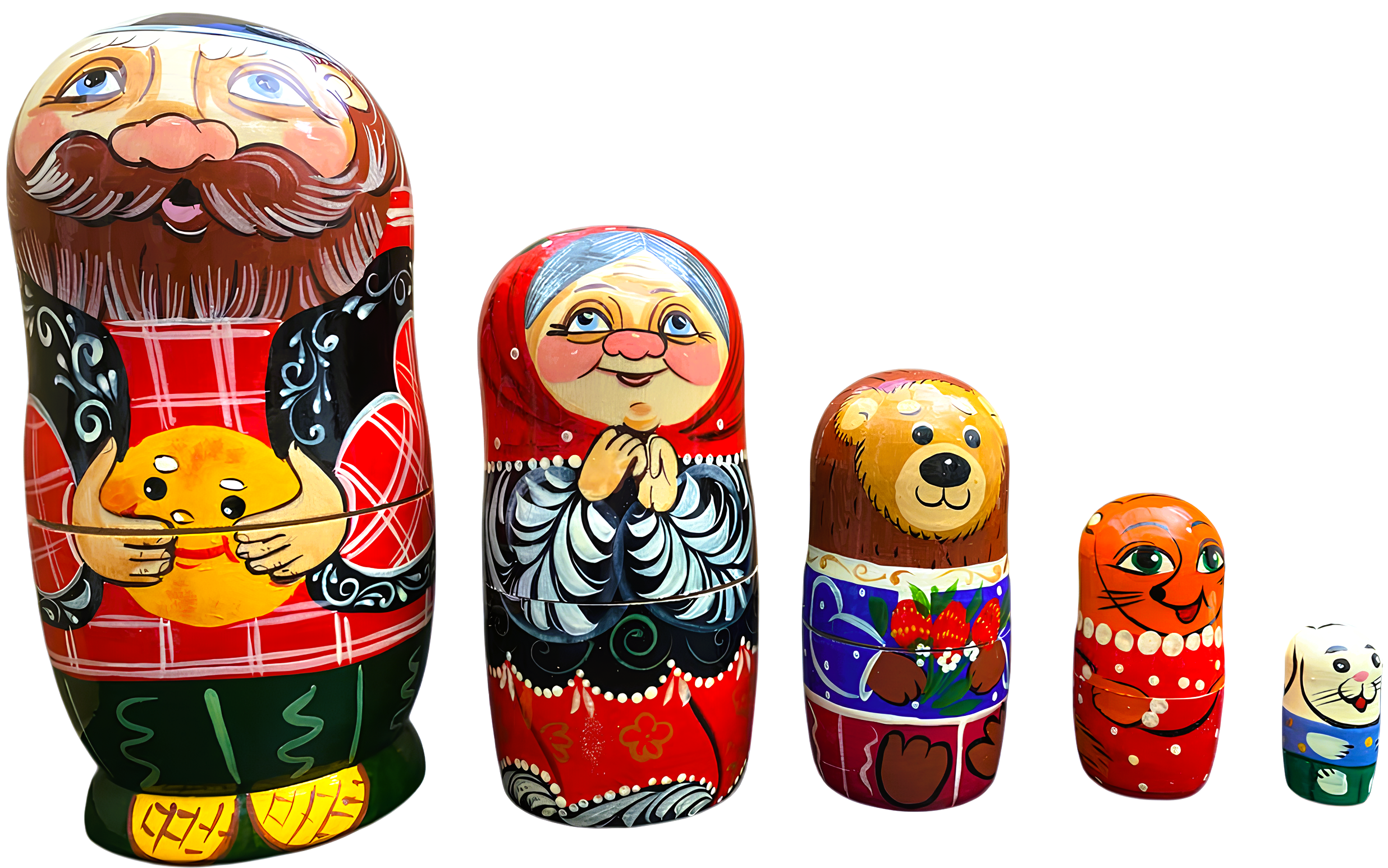 Matroschka - Märchen, 5-teilig, assortiert