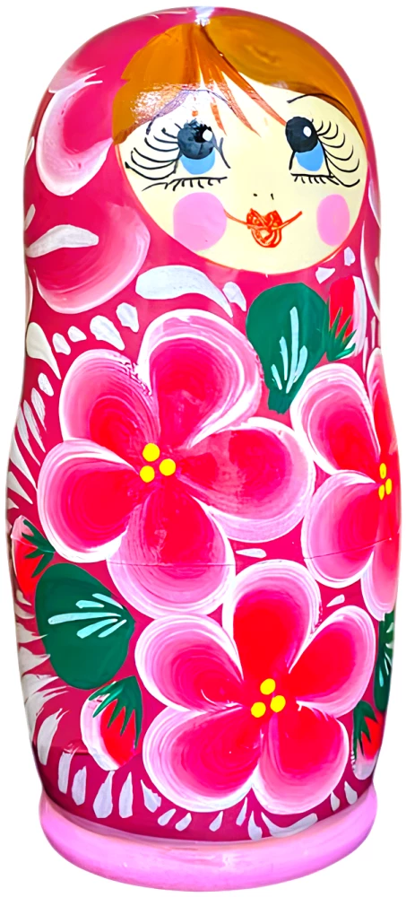 Matrioszka - Wiatka piękność, 3 laleczki, w asortymencie