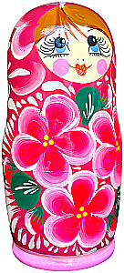 Matrioszka - Wiatka piękność, 3 laleczki, w asortymencie