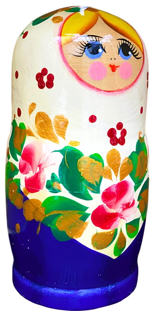 Matrioszka - Wiatka piękność, 3 laleczki, w asortymencie