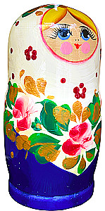 Matrioszka - Wiatka piękność, 3 laleczki, w asortymencie