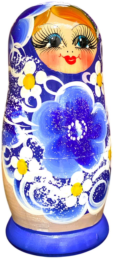 Matrioszka - Wiatka piękność, 3 laleczki, w asortymencie