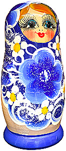 Matrioszka - Wiatka piękność, 3 laleczki, w asortymencie