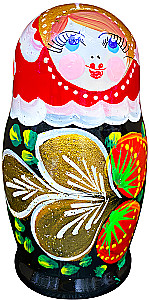 Matrioszka - Wiatka piękność, 3 laleczki, w asortymencie