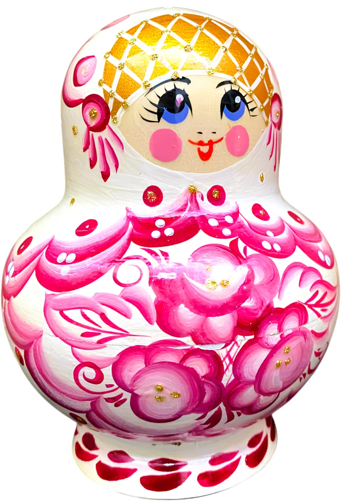 Matrioszka - Bojaryna Wiacka. Pękata, 5 lalek, w asortymencie