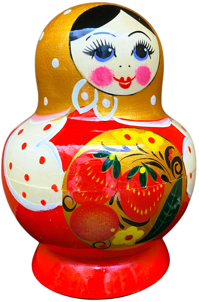 Matrioszka - Bojaryna Wiacka. Pękata, 5 lalek, w asortymencie