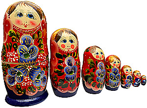 Matrioszka - Kwiat Wiatki, 7 paczek, w assortymencie