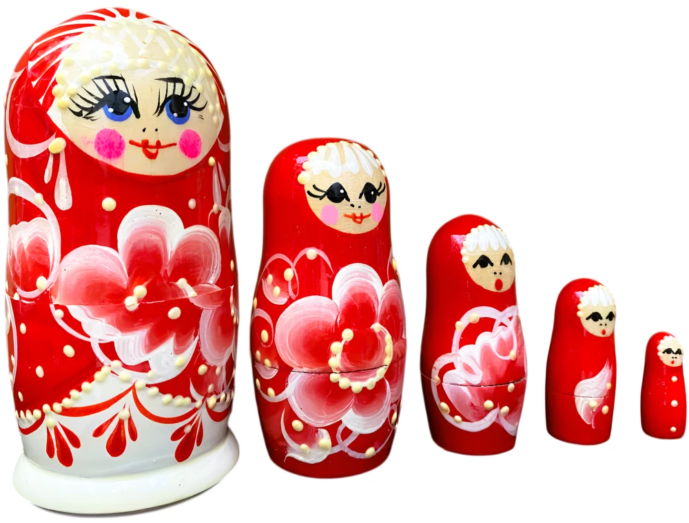 Matrioszka - Rumiała Bajarzyna, 5 sztuk, w asortymencie