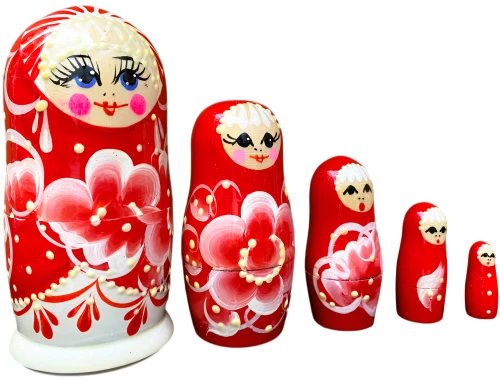 Matrioszka - Rumiała Bajarzyna, 5 sztuk, w asortymencie