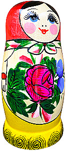 Matrioszka - Rumiała Bajarzyna, 5 sztuk, w asortymencie