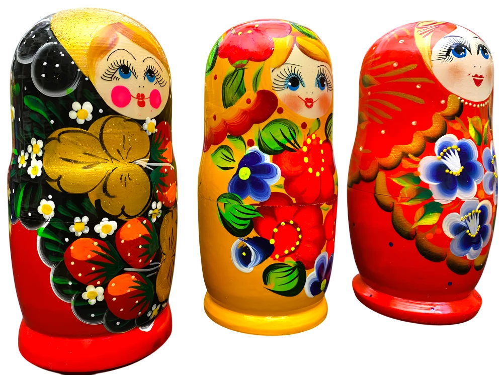 Matrioszka - Wiatka Bajkowa, 5 lalek, w asortymencie