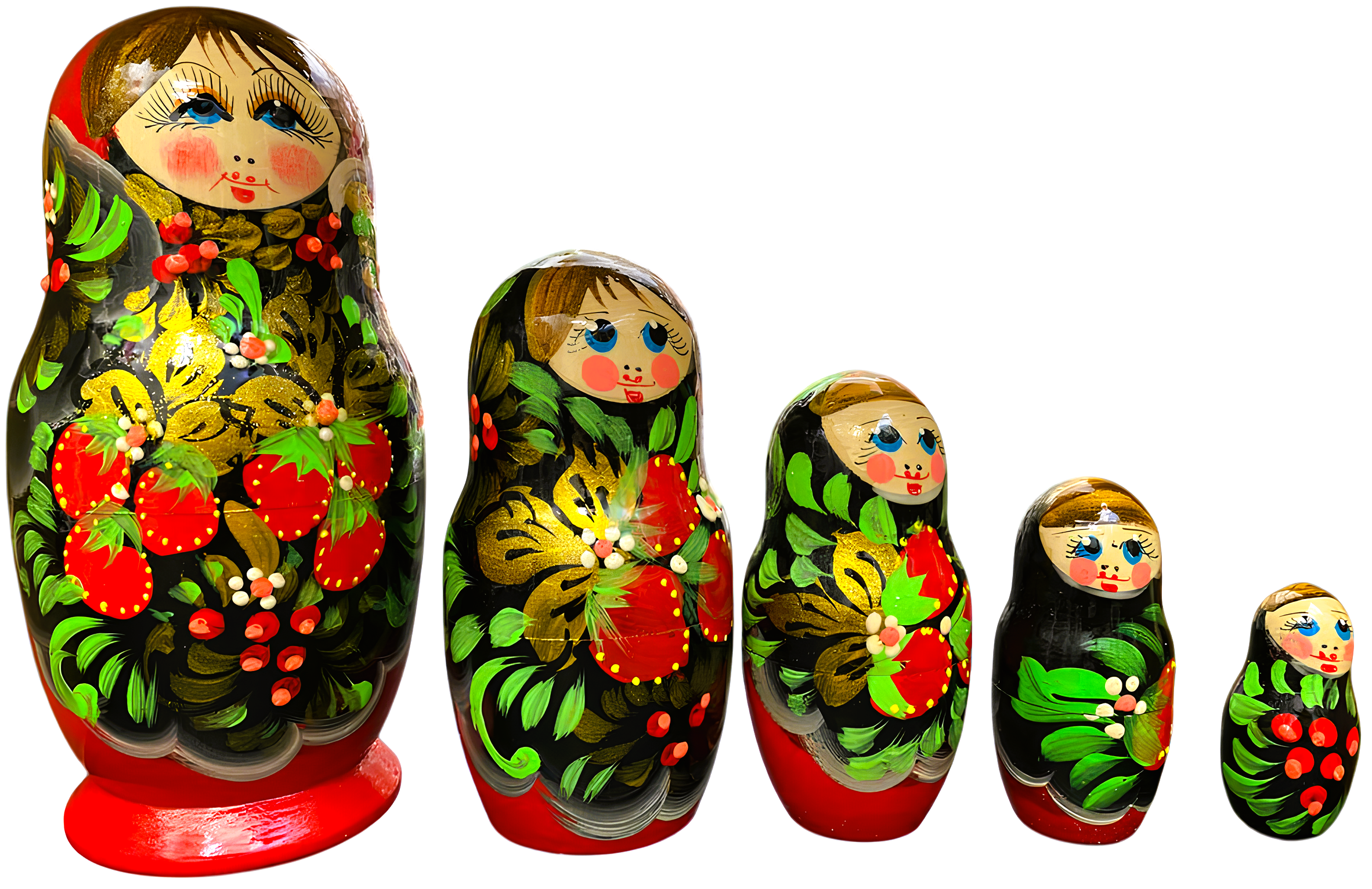 Matroschka - Wyatka Rumjanochka, 5-teilig, assortiert