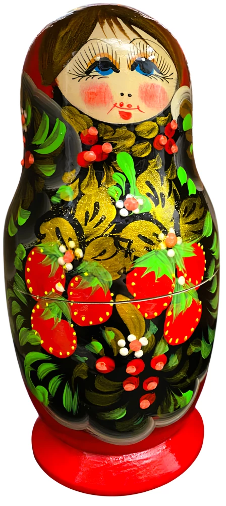 Matrioszka - Wiatka Rumiana, 5 elementów, w asortymencie