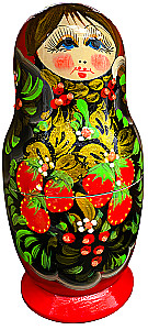 Matrioszka - Wiatka Rumiana, 5 elementów, w asortymencie