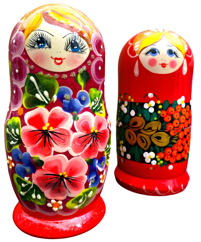 Matrioszka - Czerwona Czarownica, 5 elementów, w asortymencie