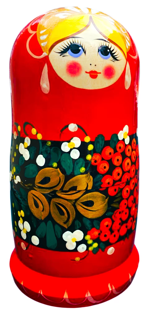 Matrioszka - Czerwona Czarownica, 5 elementów, w asortymencie