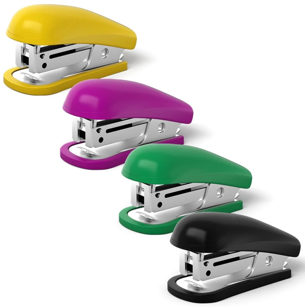 Mini zszywacz 24/6 ErichKrause Compact 20l, assorti