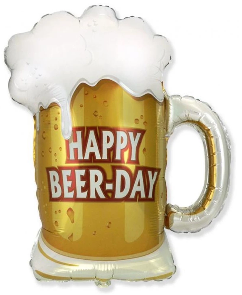 Folienballon - Happy Beer-Day,