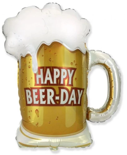 Folienballon - Happy Beer-Day,