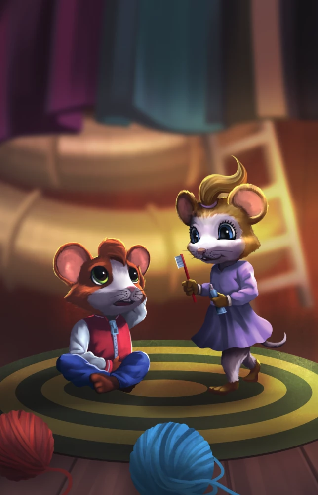 Maxi and Amelia. In Search of the Golden Cheese!