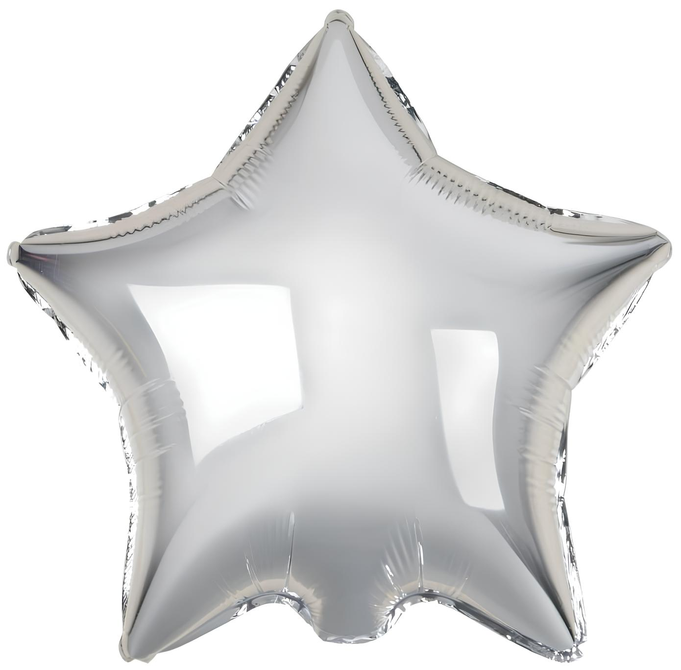 Foil Balloon - Star, Silver