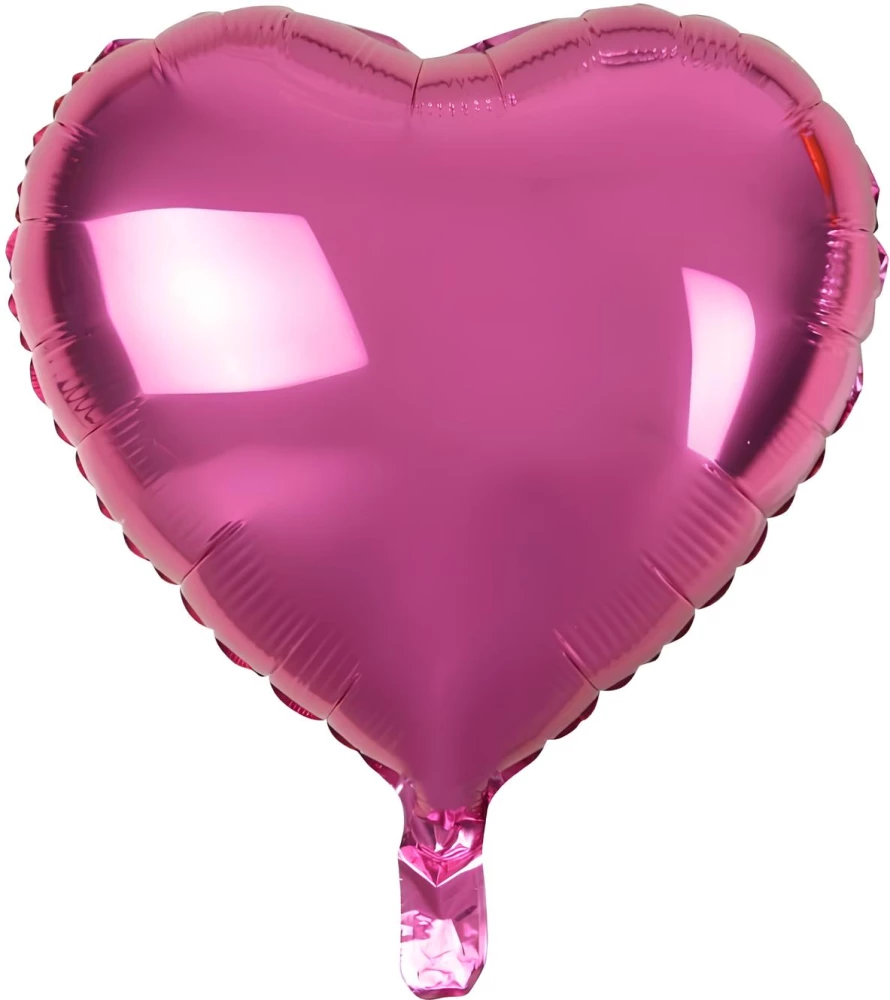 Folienballon - Herz, rosa