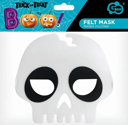 Маска из фетра - Скелет