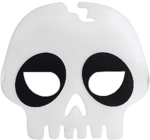 Маска из фетра - Скелет