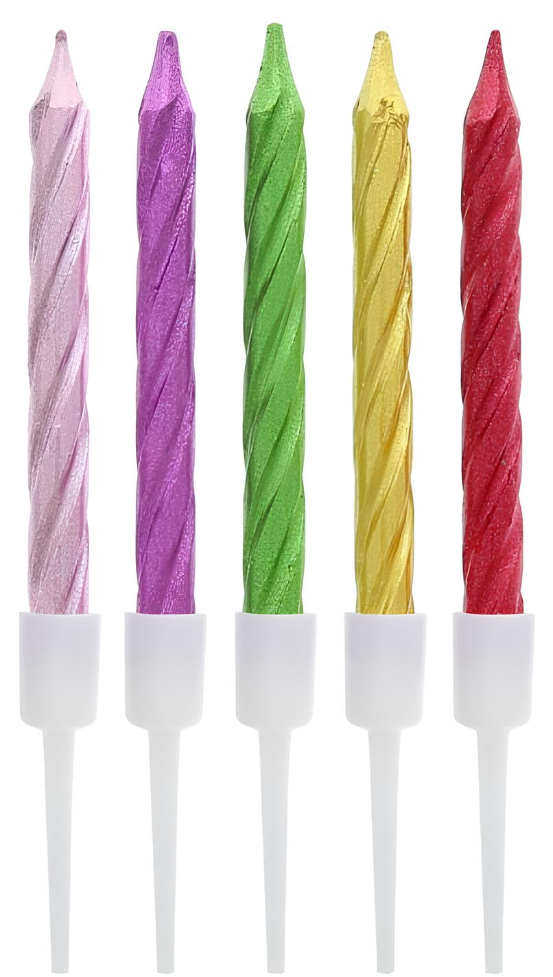 Zestaw świec - Twister, 10 sztuk