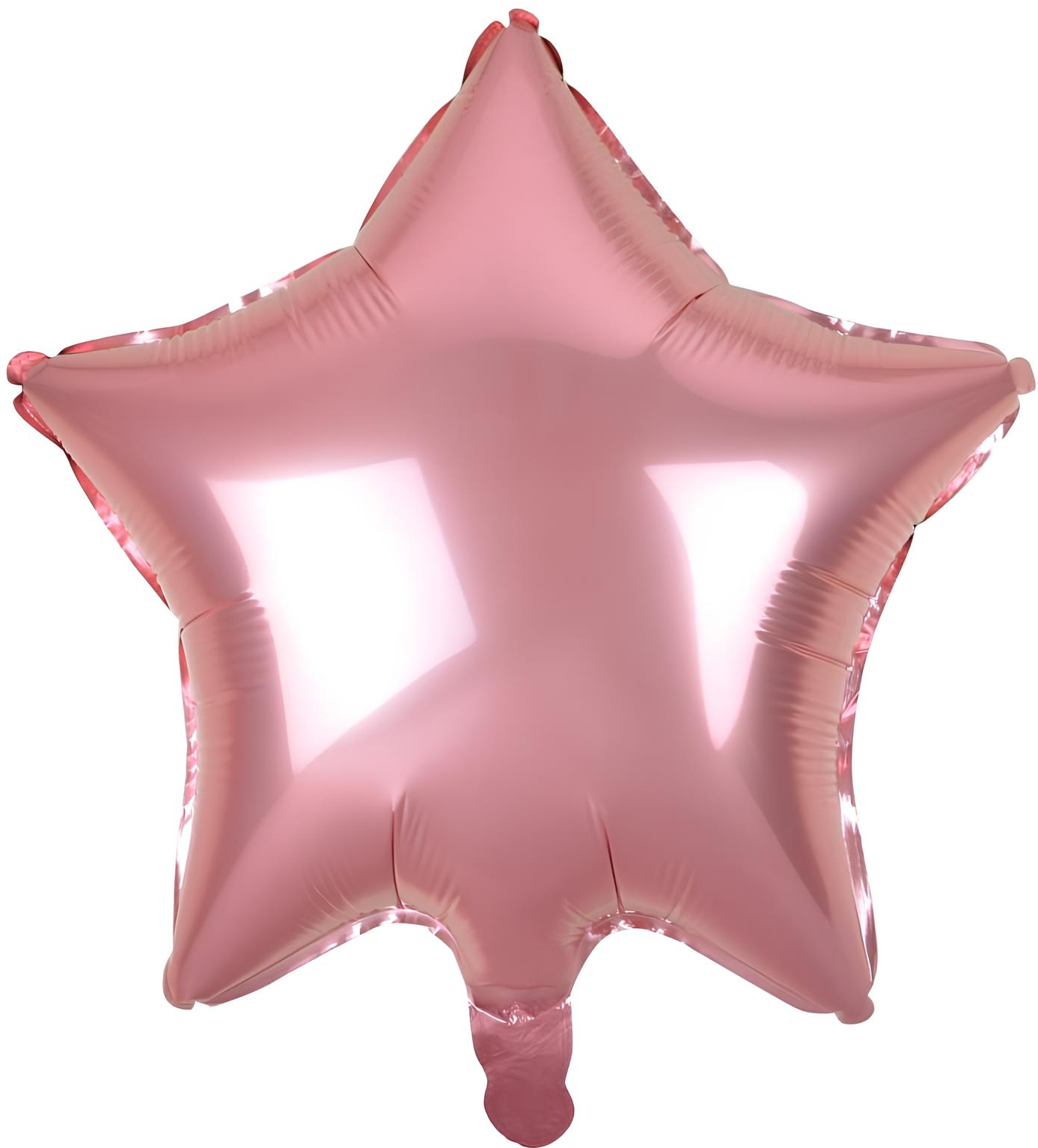 Foil Balloon - Star, Light Pink