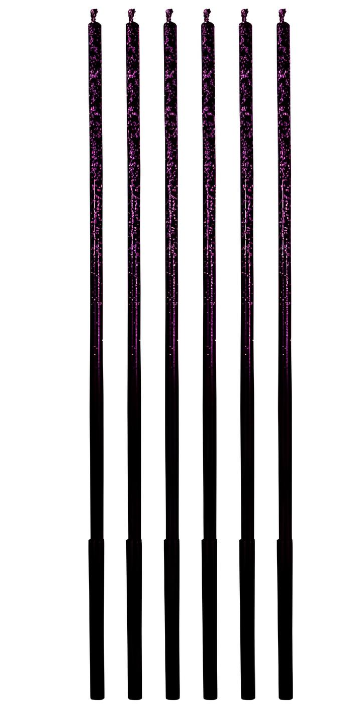 Zestaw świec do tortu, 6 sztuk