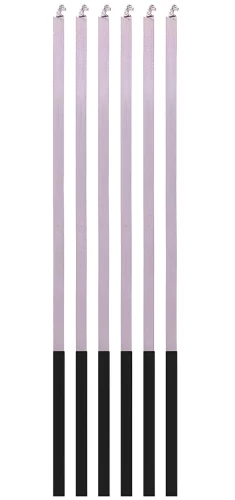 Tortenkerzen-Set - Magic Flames, lila, 6 Stück