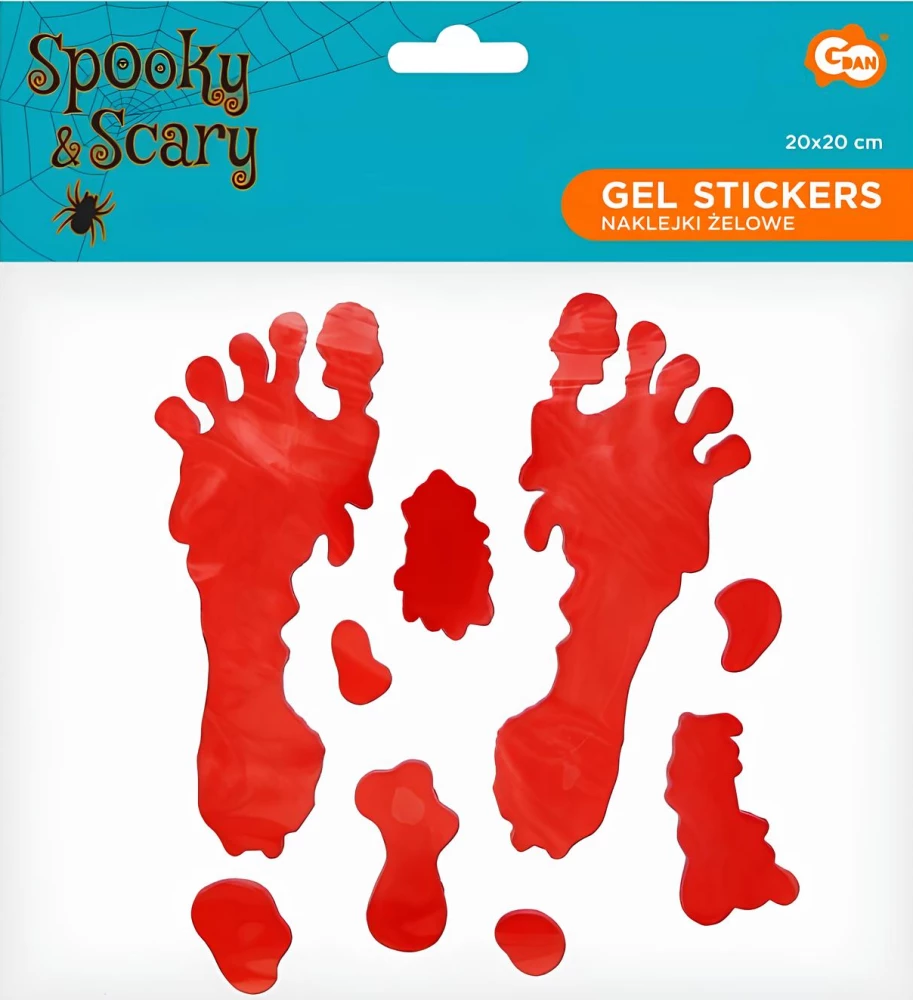 Sticker Set for Windows - Bloody Feet