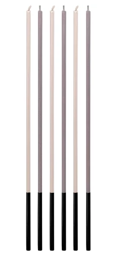 Kuchenkerzen-Set, 6 Stück