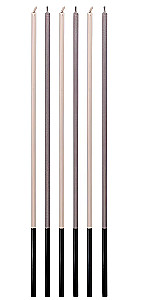 Kuchenkerzen-Set, 6 Stück