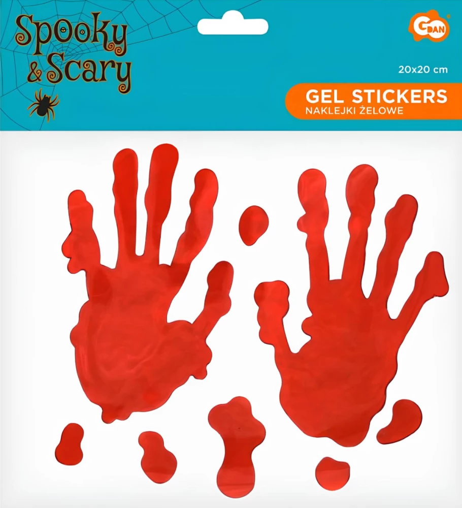 Window Sticker Set - Bloody Hands