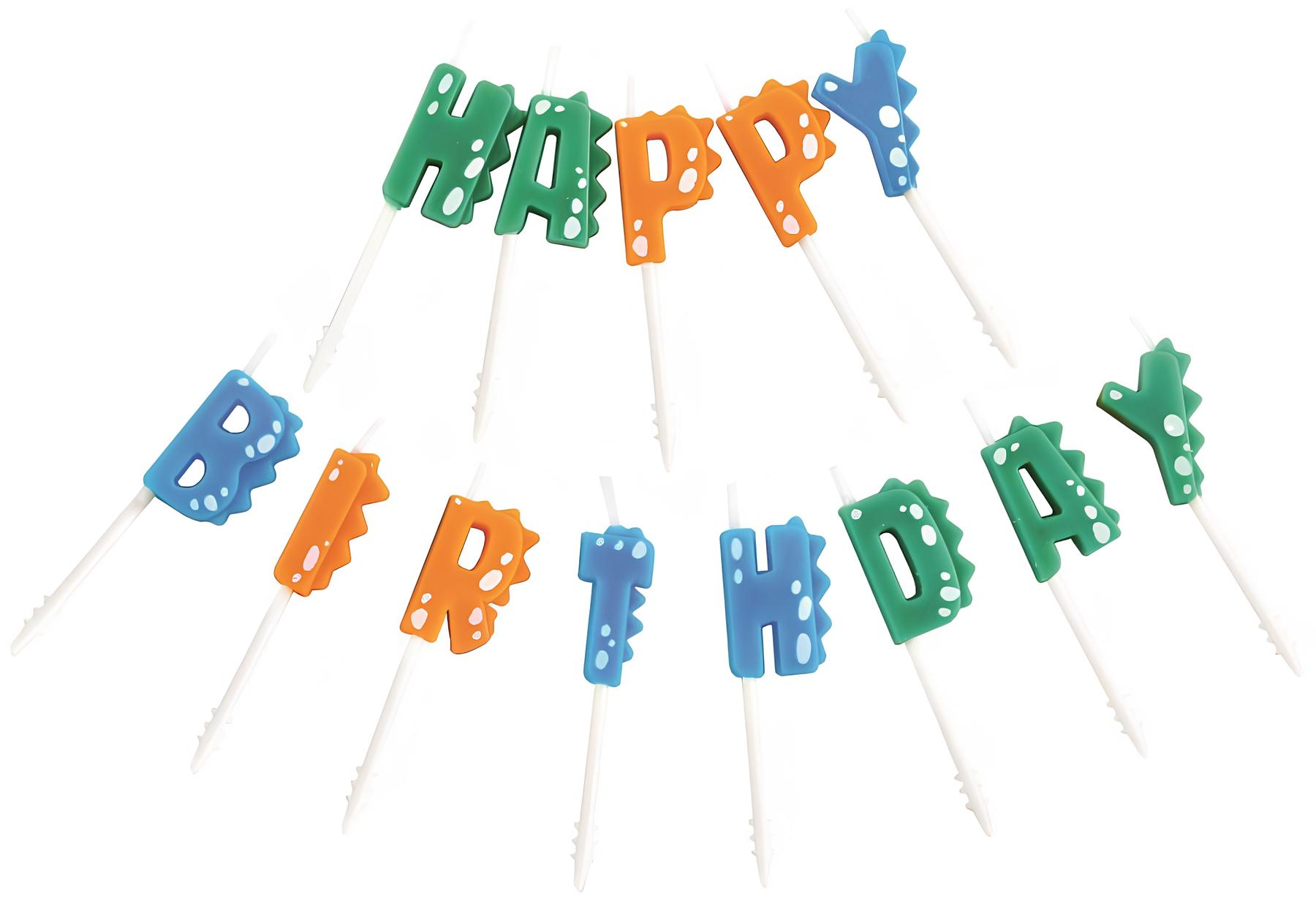 Zestaw świec do tortu - Happy Birthday