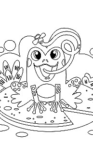 Kva-Kva dienos. Antistresinė spalvinimo knyga