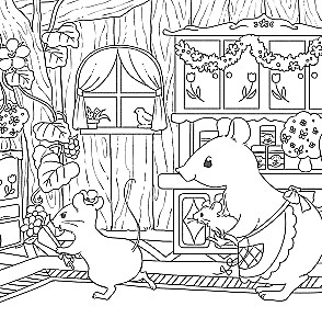 Fascinating Tales of Forest Creatures. Coloring the Adventures of Charming Fluffballs
