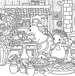 Fascinating Tales of Forest Creatures. Coloring the Adventures of Charming Fluffballs