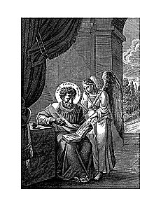 Heilige Evangelium mit Illustrationen