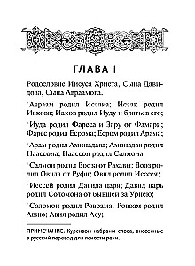 Heilige Evangelium mit Illustrationen