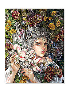 Merginos ir muzika. Piešimo knyga