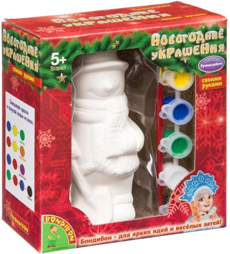 Radošais komplekts - Ziemassvētku rotājumi. Sniegavīrs