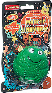 Чудики мякиш-антистресс Монстр липучка, ушастик