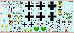 Flugzeug Messerschmitt BF-109. Geschenkset