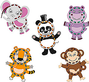 Spēle ar auklām - Zoodārzs