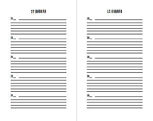 Dziennik wrażeń na 5 lat. 5 linijek dziennie mini, pięć liter